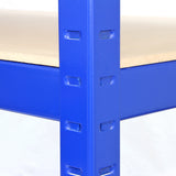 Monster Racking T-Rax Sterke Opslagrekken, Blauw, 120cm B, 60cm D, Set van 10