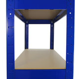 T-Rax Stellingkast - 75x30x150 cm - Blauw