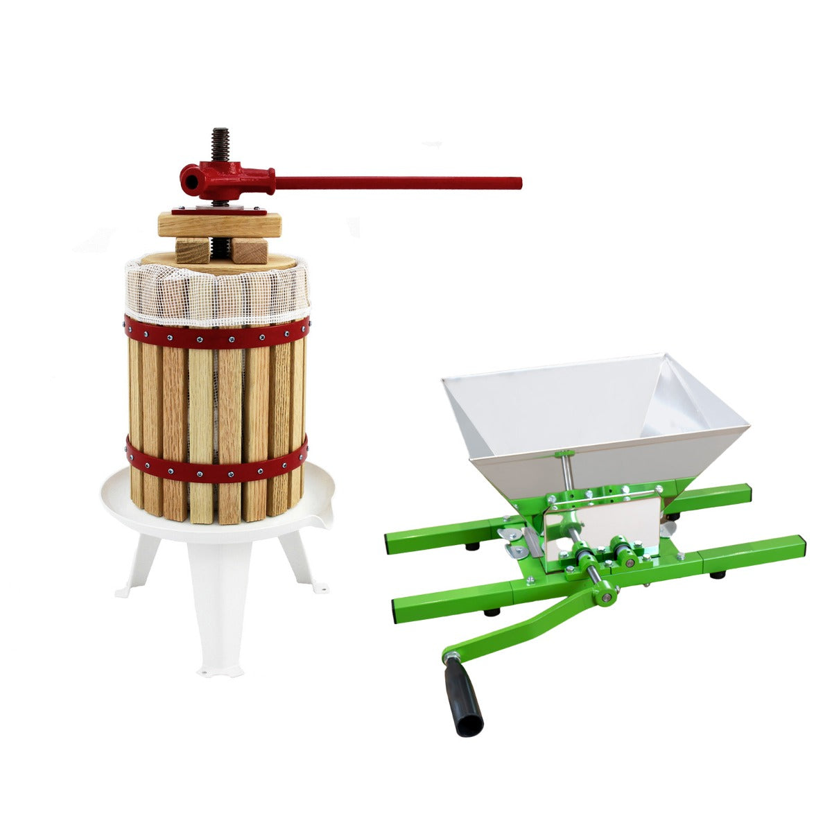 KuKoo Fruit Crusher & 18 Liter Fruitpers