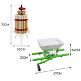 KuKoo Fruit Crusher & 18 Liter Fruitpers