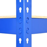 2 x T-RAX Blue Metal Racking Units 75cm x 150cm x 30cm with Free Bay Connectors