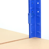 2 x T-RAX Blue Metal Racking Units 75cm x 150cm x 30cm with Free Bay Connectors