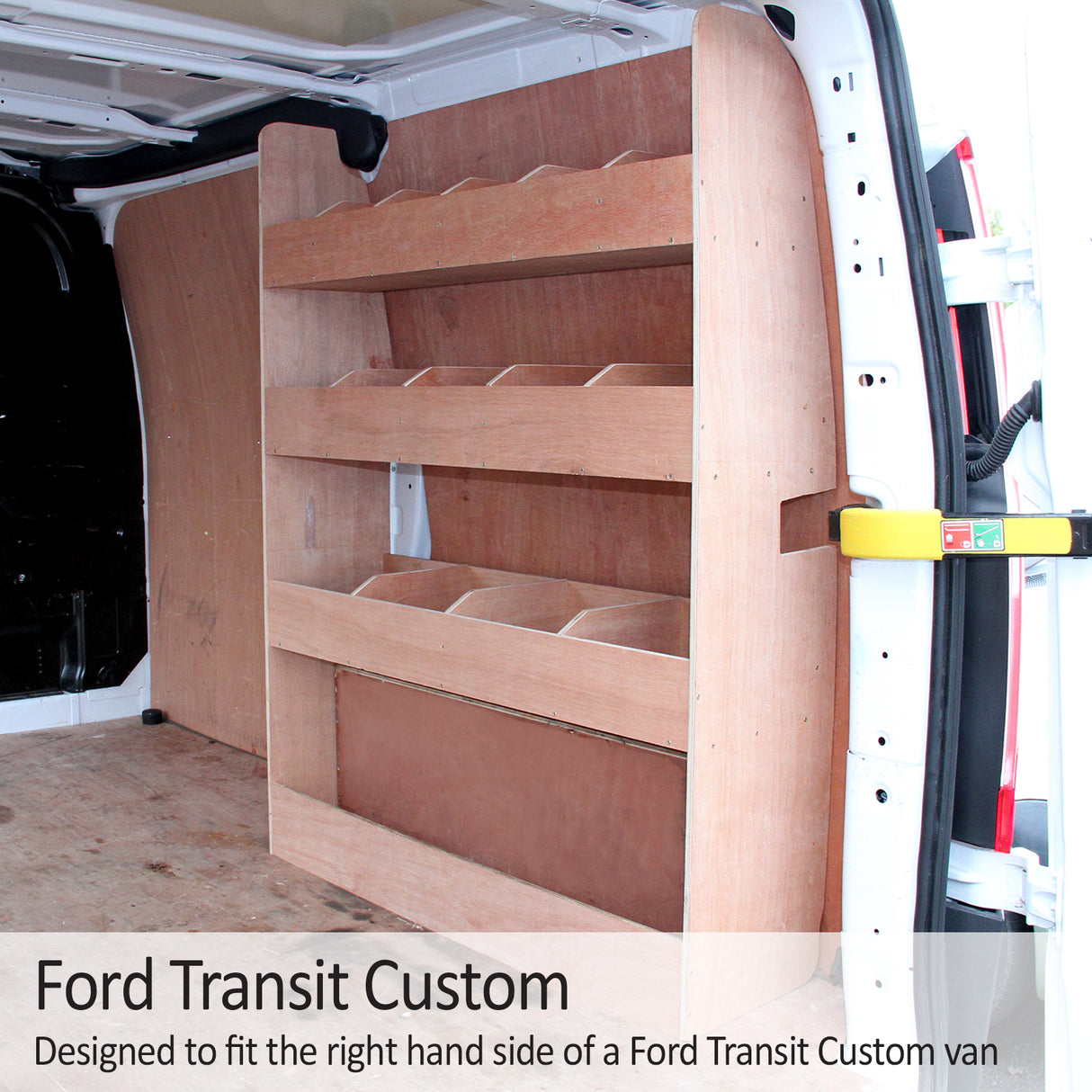 Ford Transit Custom SWB Bedrijfswageninrichting - Hout