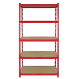 Z-Rax Stellingkast - 183x90x45cm - Rood