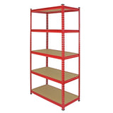 Z-Rax Stellingkast - 183x90x45cm - Rood