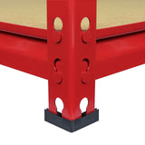 Z-Rax Stellingkast - 183x90x45cm - Rood