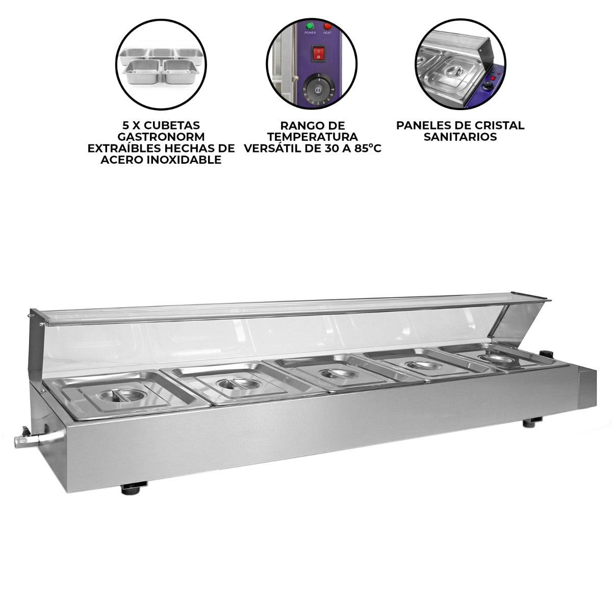 KuKoo 5 Pan Natte Bain Marie