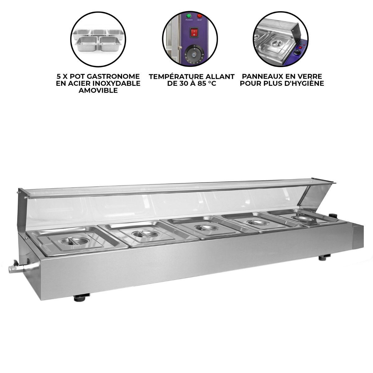 KuKoo 5 Pan Natte Bain Marie