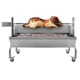 KuKoo 90kg Varkensbraadspit & Platte Rotisserie Grill Bijlage