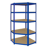 3 x T-rax Stellingkasten - 90x45x180 cm - Blauw