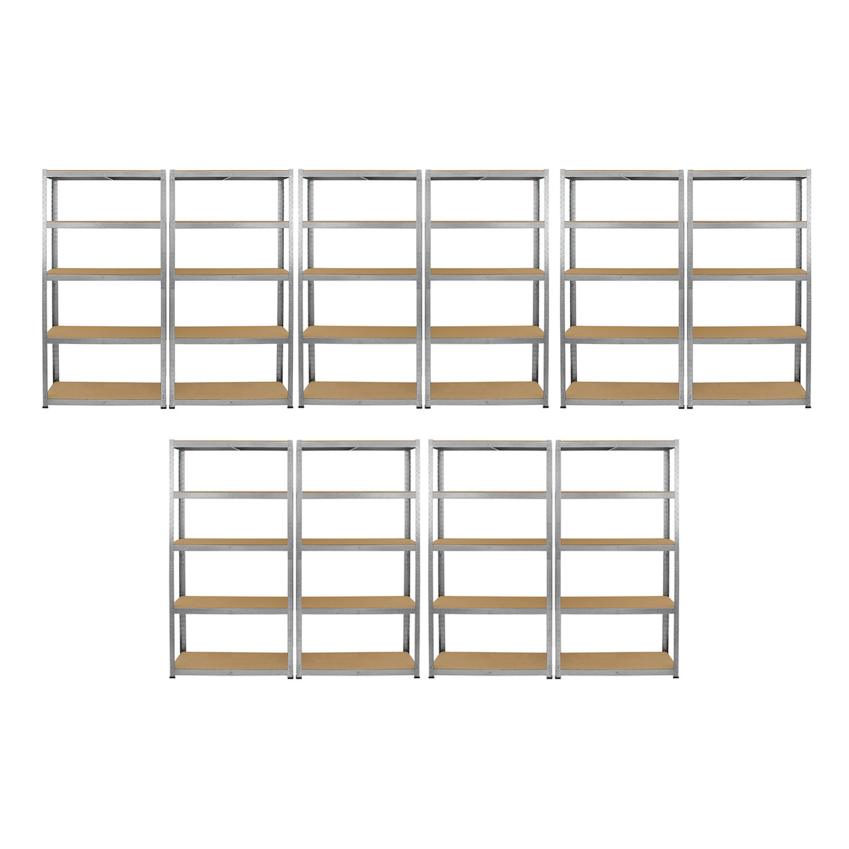 10 x Galwix Stellingkasten - 90x30x180 cm