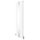 Ovale Spiegelradiator & Kleppen - 1800mm x 500mm - Wit