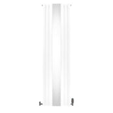 Ovale Spiegelradiator & Kleppen - 1800mm x 500mm - Wit