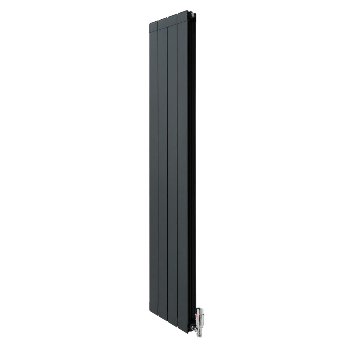 Aluminium Radiator & Kleppen - 1800mm x 315mm - Antraciet Grijs