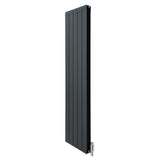 Aluminium Radiator & Kleppen - 1800mm x 395mm - Antraciet Grijs