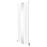 Platte Spiegel Radiatoren & TRV Chroom Kleppen - 1800mm x 565mm - Wit