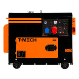 T-Mech Stille Diesel generator - Driefasig 400V - Gesloten Frame