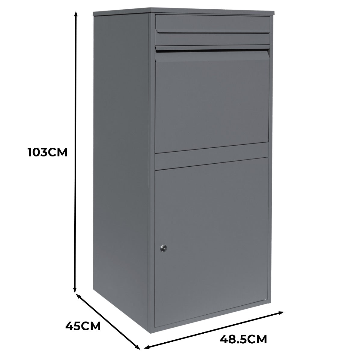 Grijs Anti-diefstal Pakketdoos XL