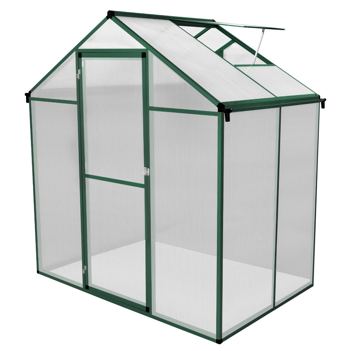 Tuinkas  - Polycarbonaat - 185 x 120 x 194 cm - Groen