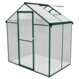 Tuinkas  - Polycarbonaat - 185 x 120 x 194 cm - Groen