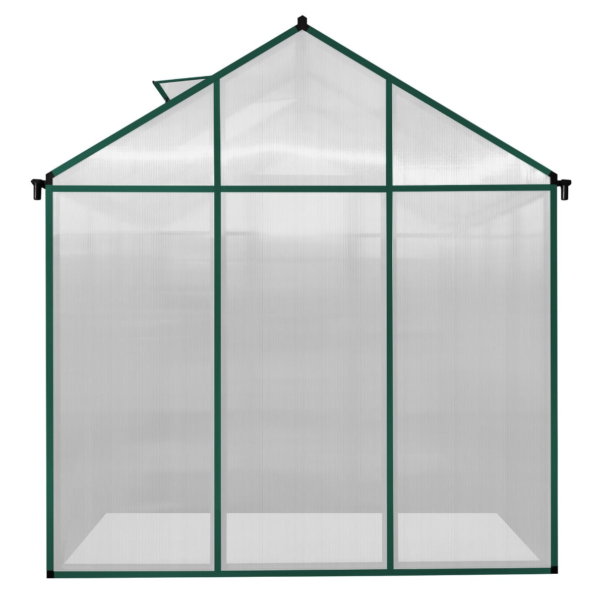 Tuinkas  - Polycarbonaat - 185 x 120 x 194 cm - Groen