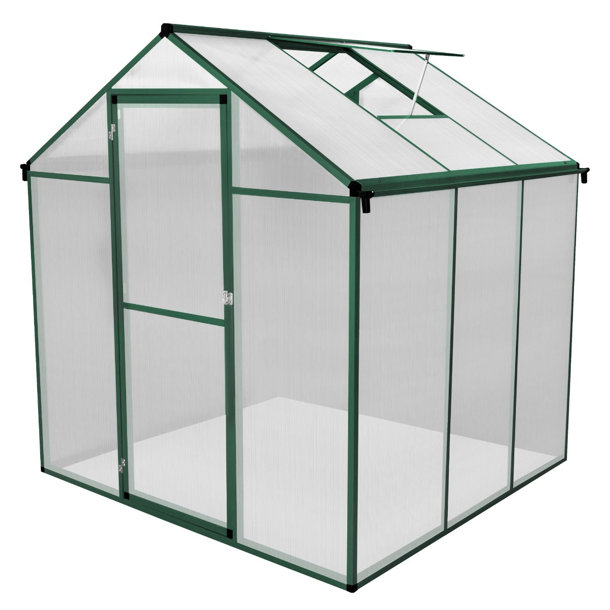 Tuinkas - Polycarbonaat - 180 x 180 x 194 cm - Groen