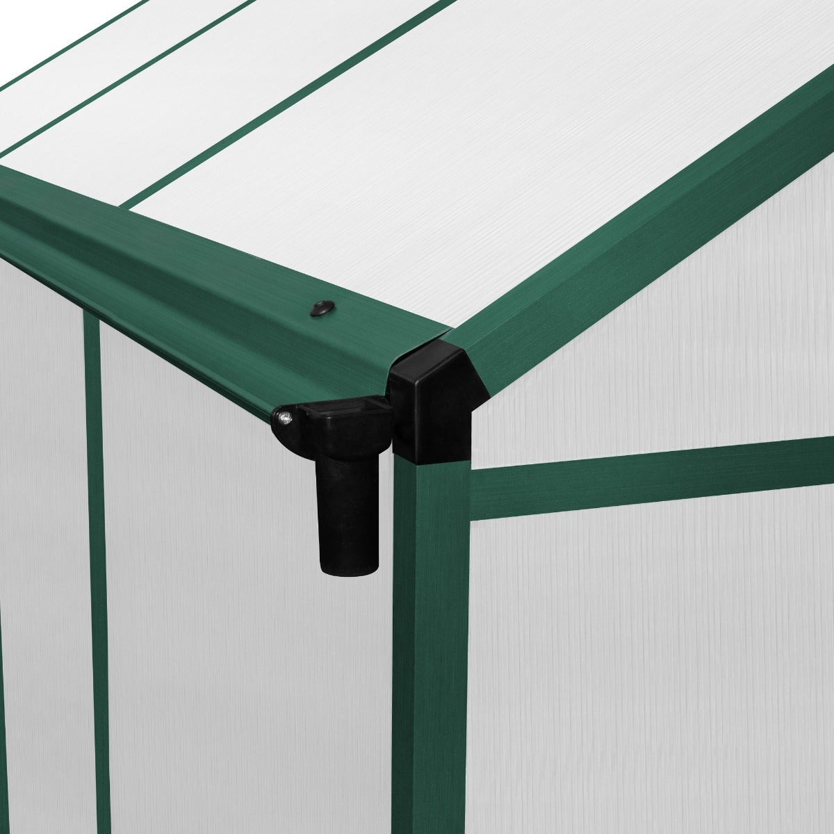 Tuinkas - Polycarbonaat - 180 x 180 x 194 cm - Groen