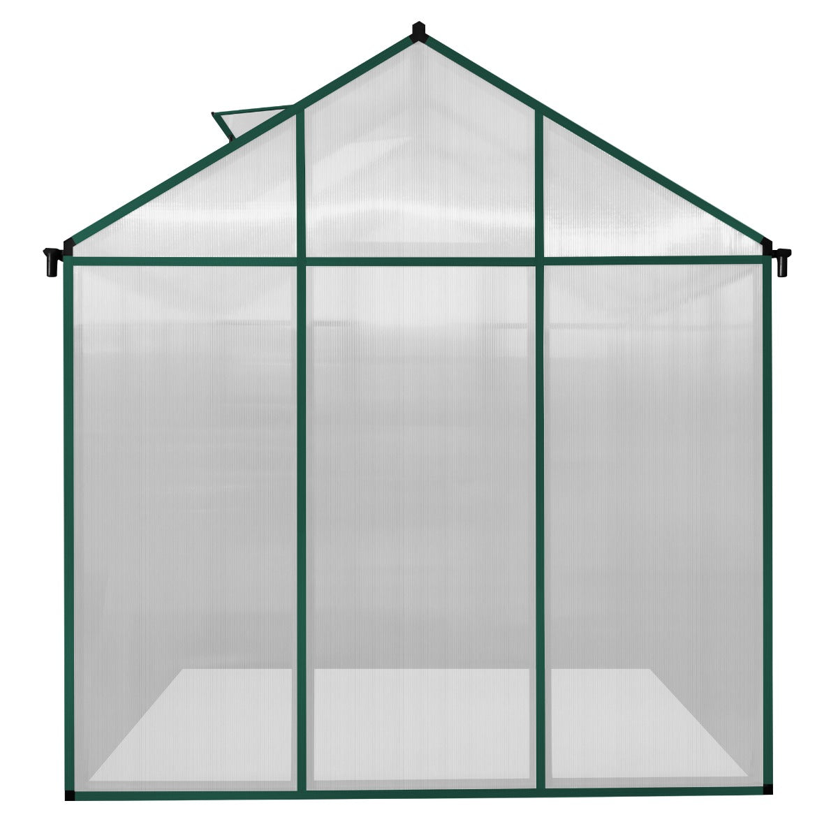 Tuinkas - Polycarbonaat - 180 x 180 x 194 cm - Groen