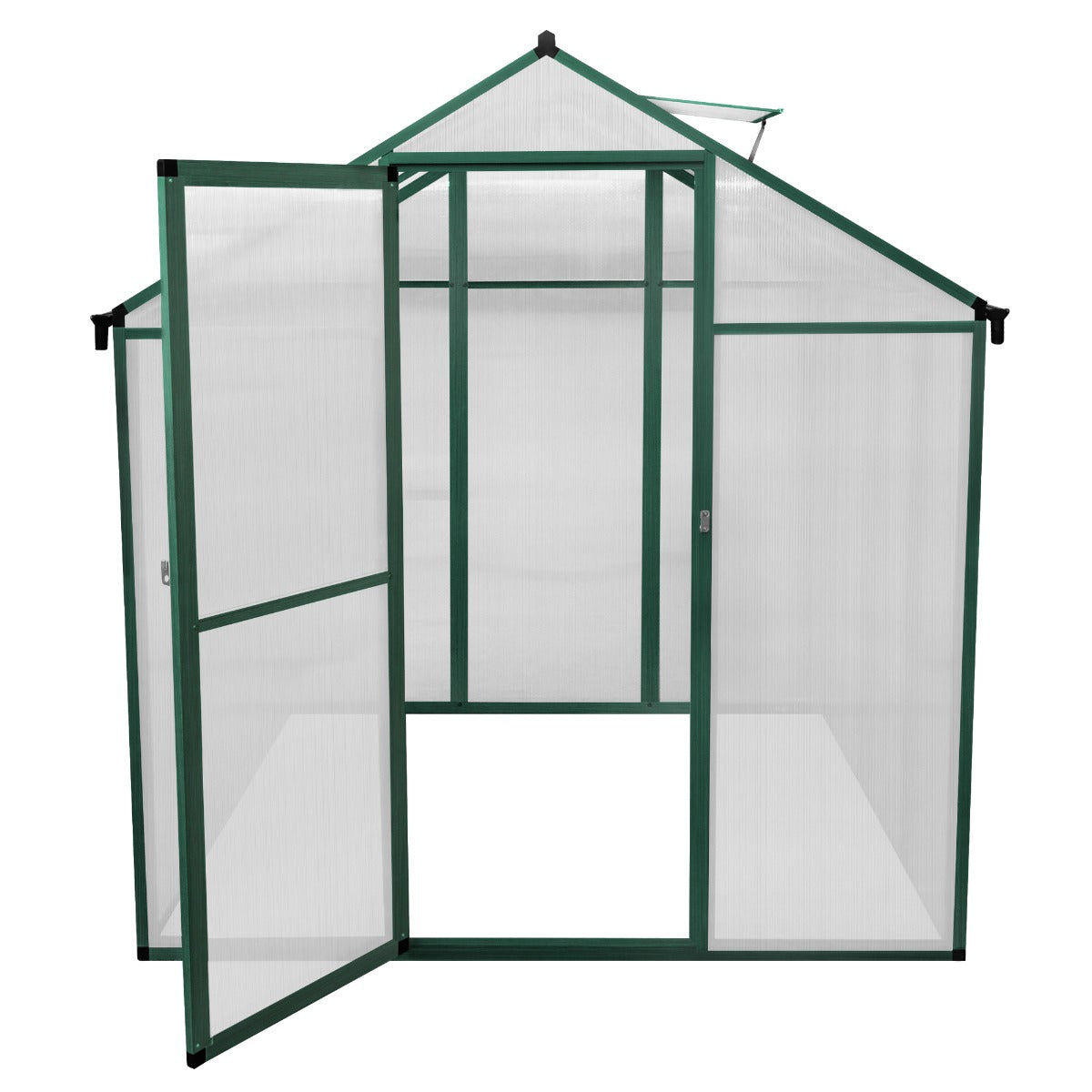 Tuinkas - Polycarbonaat - 180 x 180 x 194 cm - Groen