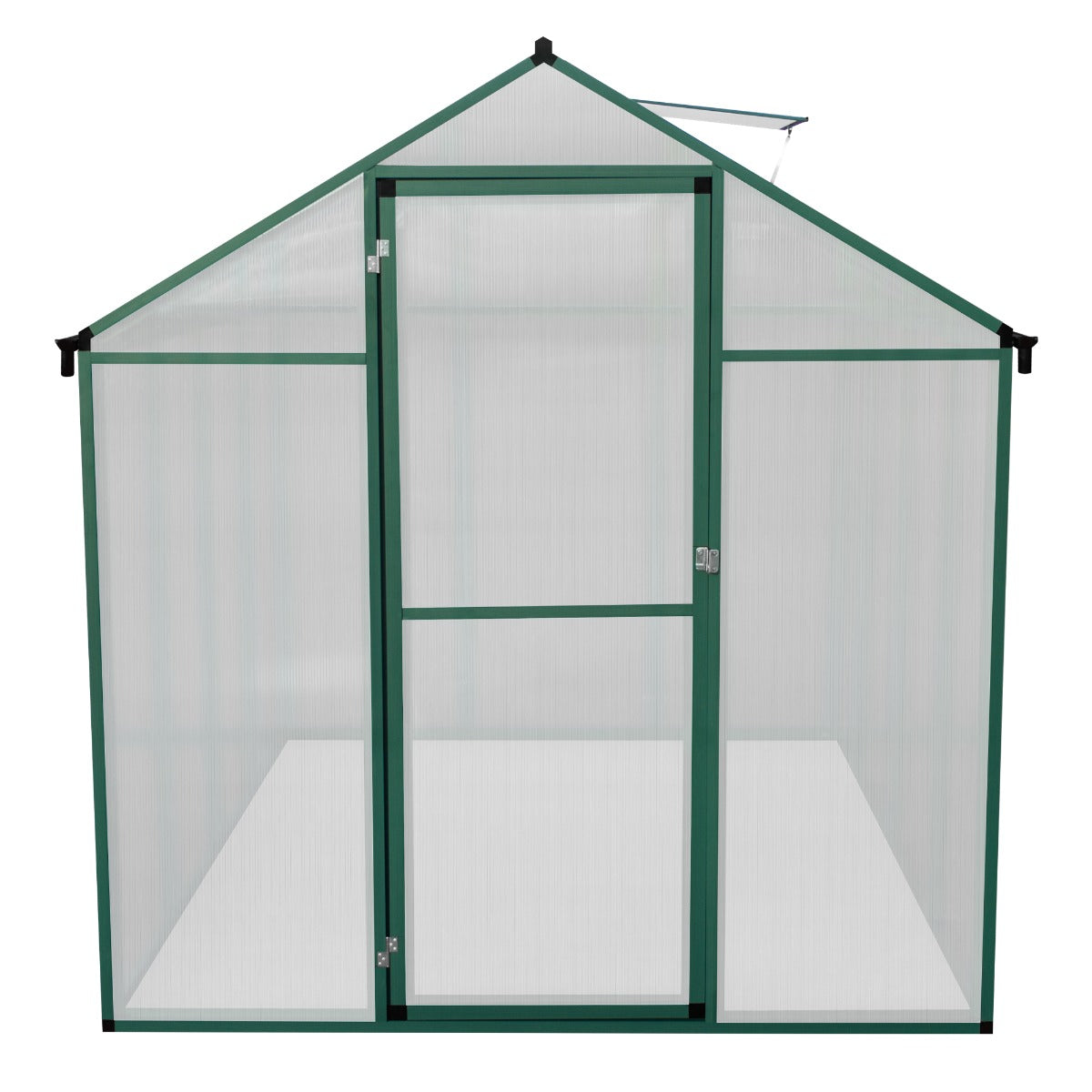 Tuinkas - Polycarbonaat - 180 x 240 x 194 cm – Groen