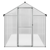 Tuinkas - Polycarbonaat - 180 x 180 x 194 cm - Zilver