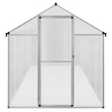 Tuinkas - Polycarbonaat - 180 x 320 x 194 cm - Zilver