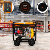 T-Mech Stille Diesel generator - Driefasig 400V 5.7kVA