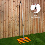 T-MECH Gazon Leveler Nivellering Hark - 50 cm - Oranje