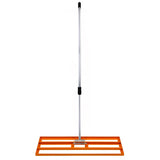 T-MECH Gazon Leveler Nivellering Hark - 100 cm - Oranje