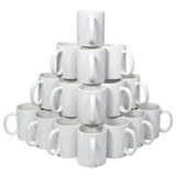 72 Witte Sublimatiemokken 11oz/325ml met Dozen en 10 Sublimatievellen