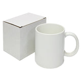 72 Witte Sublimatiemokken 11oz/325ml met Dozen en 10 Sublimatievellen