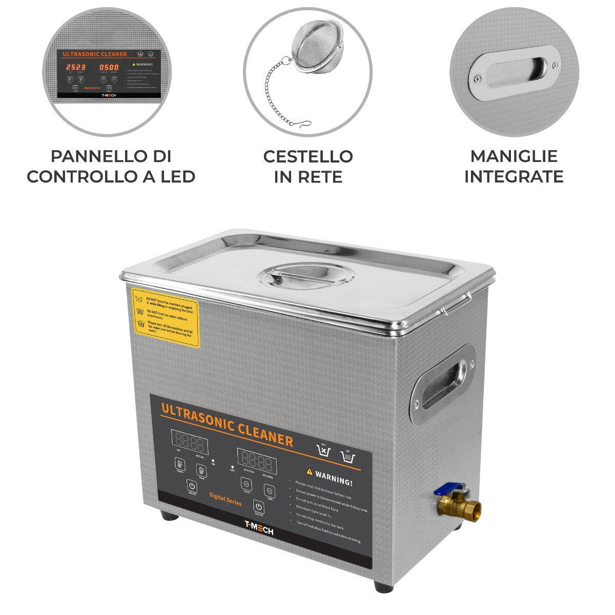 T-Mech Ultrasone Reiniger – 6L