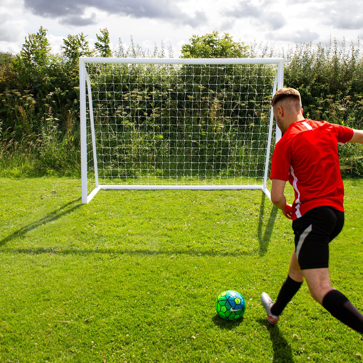 240cm x 182cm Voetbaldoel, Draagtas en Doelscherm