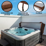 2.2m Spa-hoezen voor Jacuzzi – Bruin