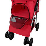 Hondenbuggy met Regenhoes - Rood