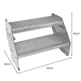 Verstelbare 2-delige Verzinkte Trap - 600 mm Breed