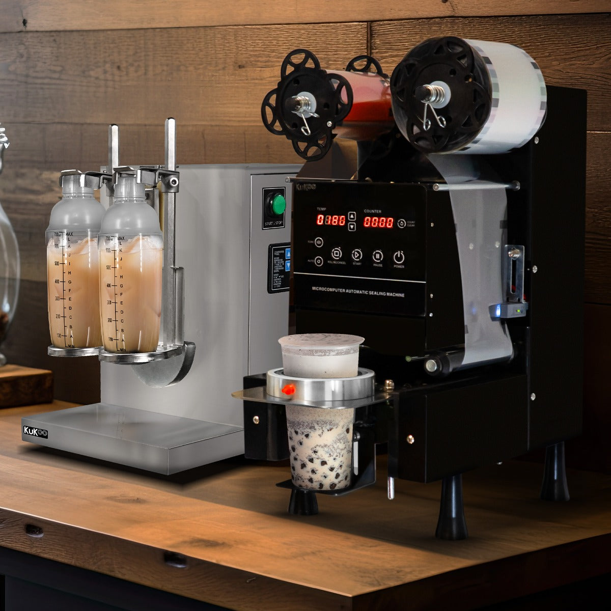 Automatische Bekersealmachine & Bubble Tea-shaker