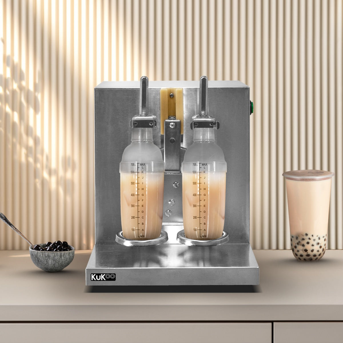 Automatische Bubble Tea Shaker & 2 Shakers