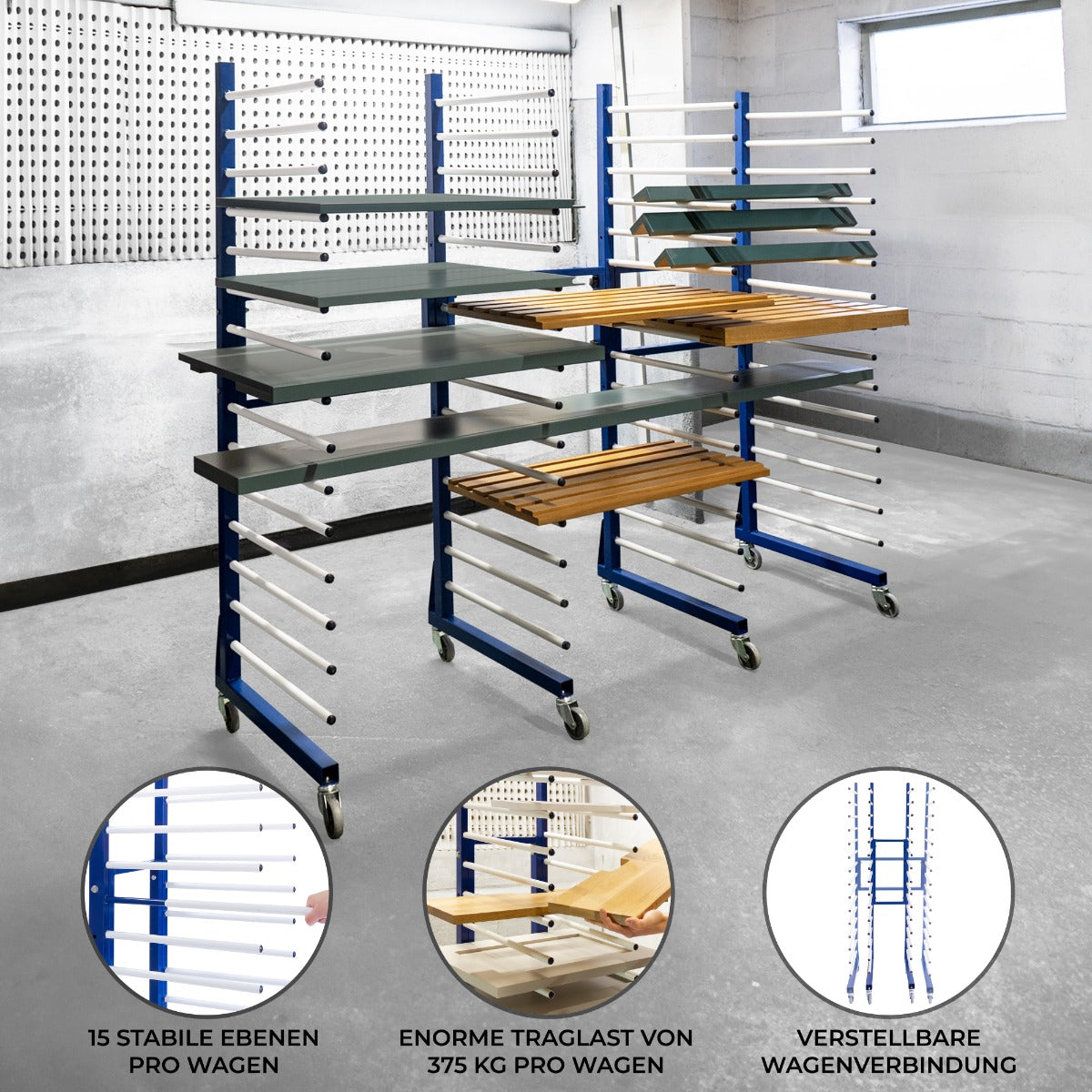 Combi Spray Droogrek Trolley x 2 & Connector