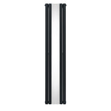 Ovale Spiegelradiator - 1800mm x 380mm - Grijs