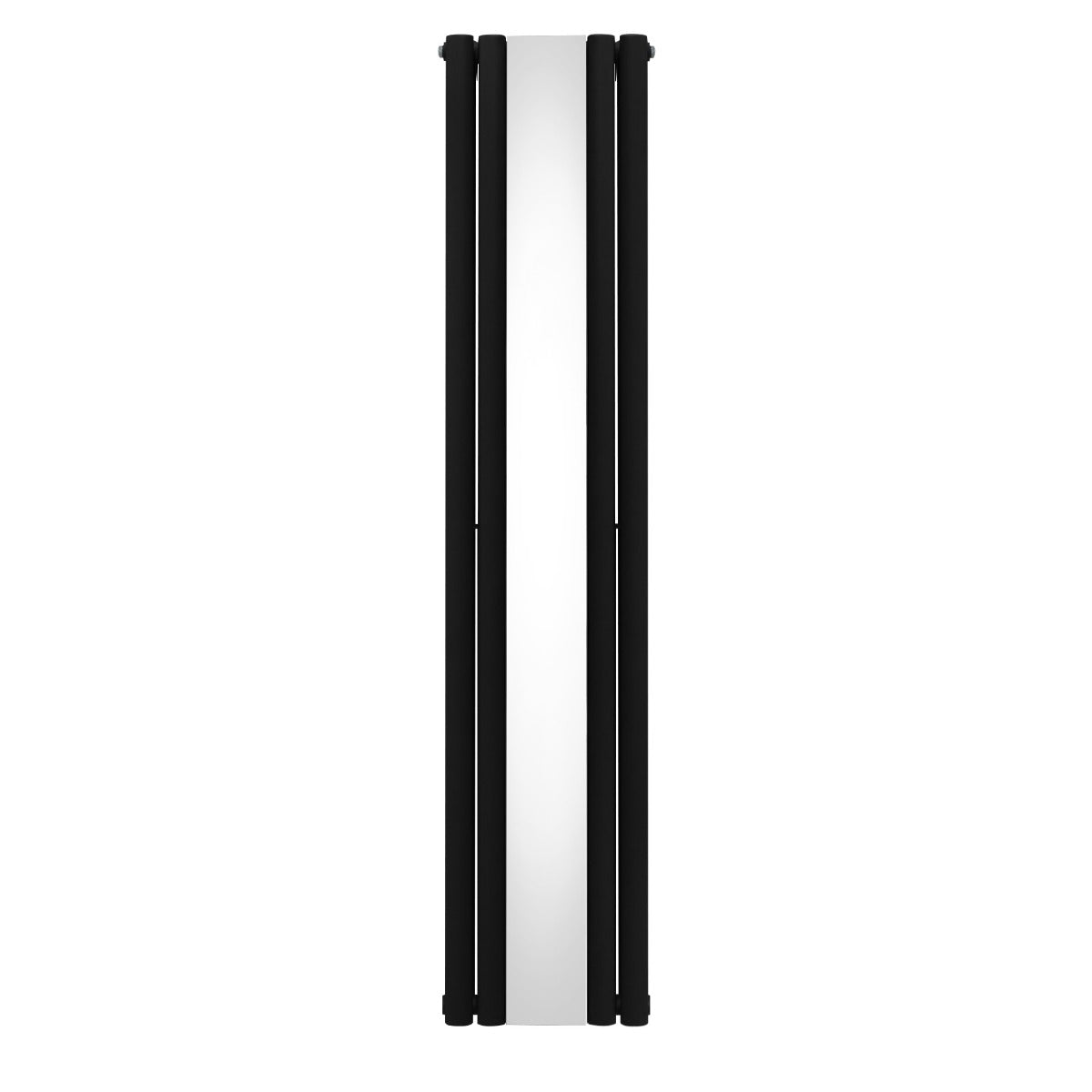 Ovale Spiegelradiator - 1800mm x 380mm - Zwart