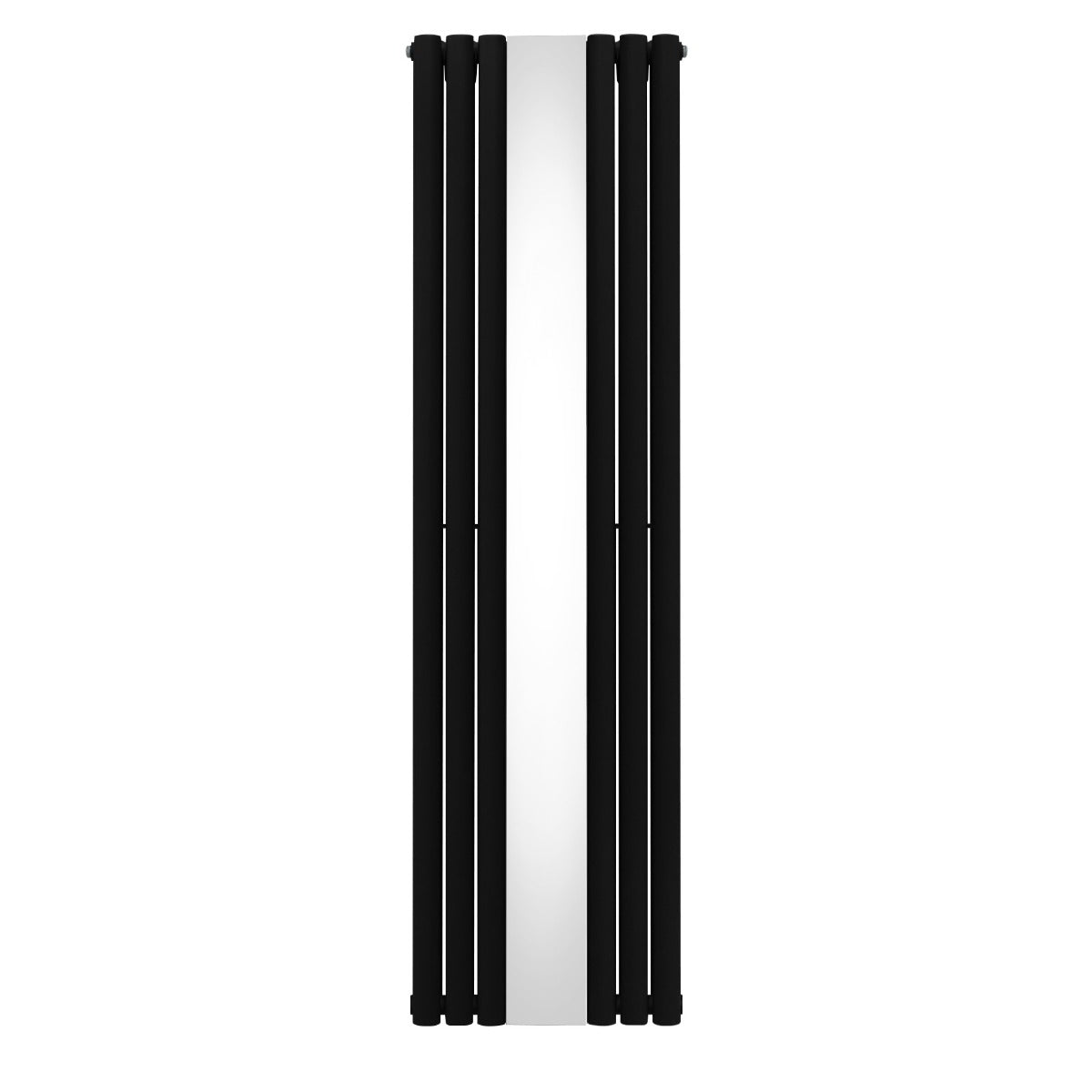 Ovale Spiegelradiator - 1800mm x 500mm - Zwart