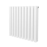 Ovale Kolomradiator - 600mm x 600mm - Wit