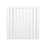 Ovale Kolomradiator - 600mm x 600mm - Wit